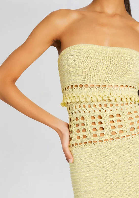 Caroline Knit Crochet Dress