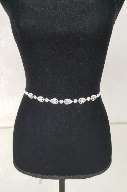 Rhinestone Belt - Tear Drop