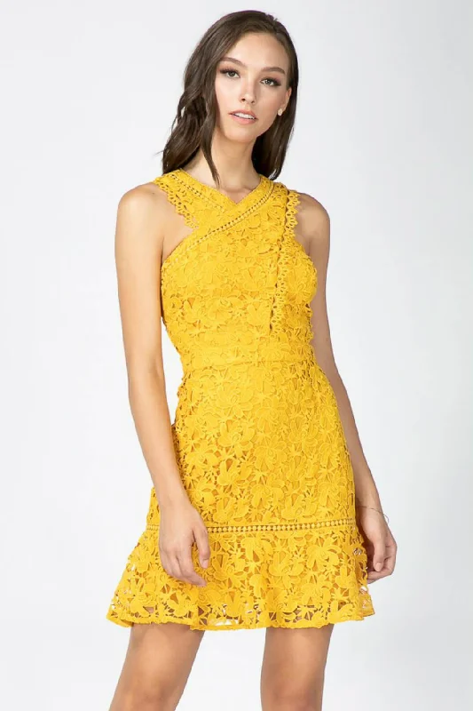 Jessie Woven Lace Dress