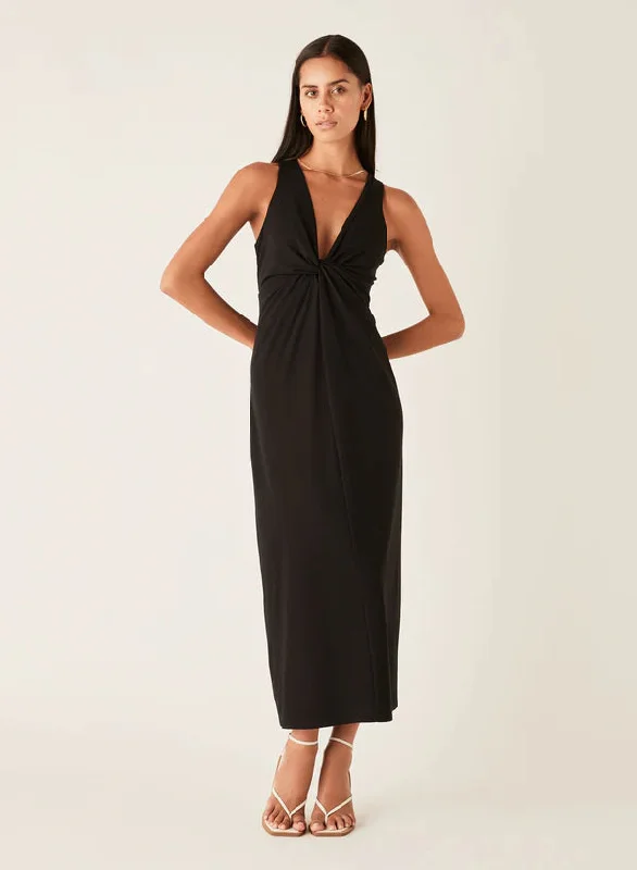 Aroma Twist Midi Dress