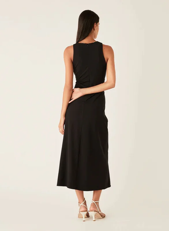 Aroma Twist Midi Dress