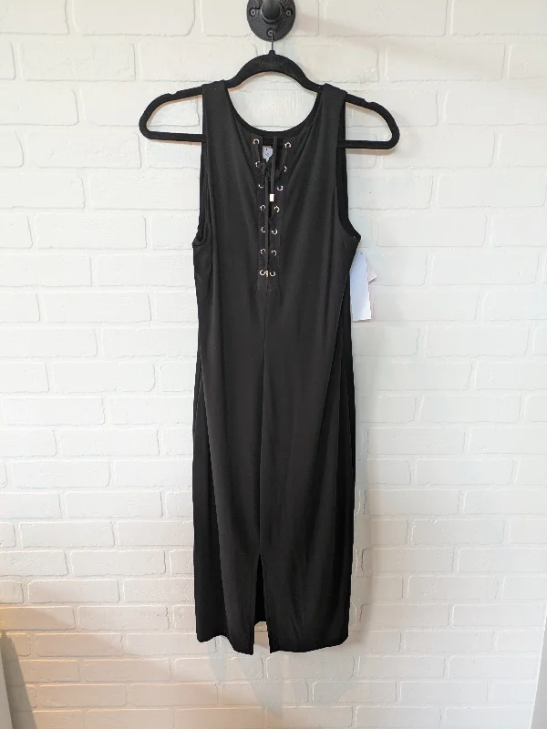 Dress Casual Midi By White House Black Market In Black, Size: M