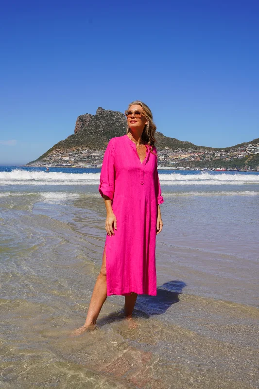 Hot Pink Artist Kaftan