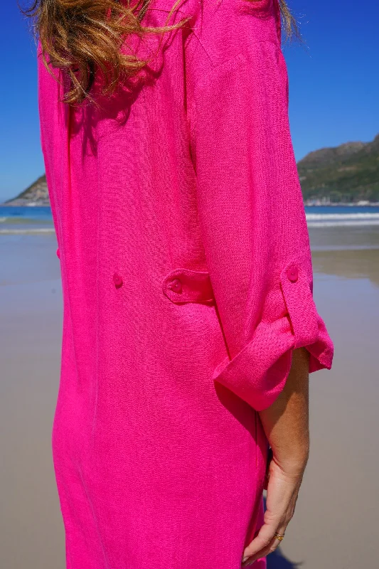 Hot Pink Artist Kaftan