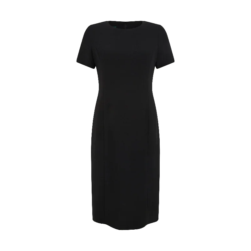 Lyndell Tailored Wool Crepe Dress