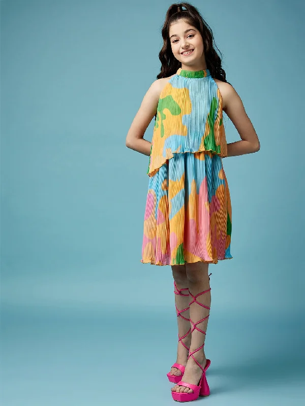 9-10Y / Multi Color / Georgette