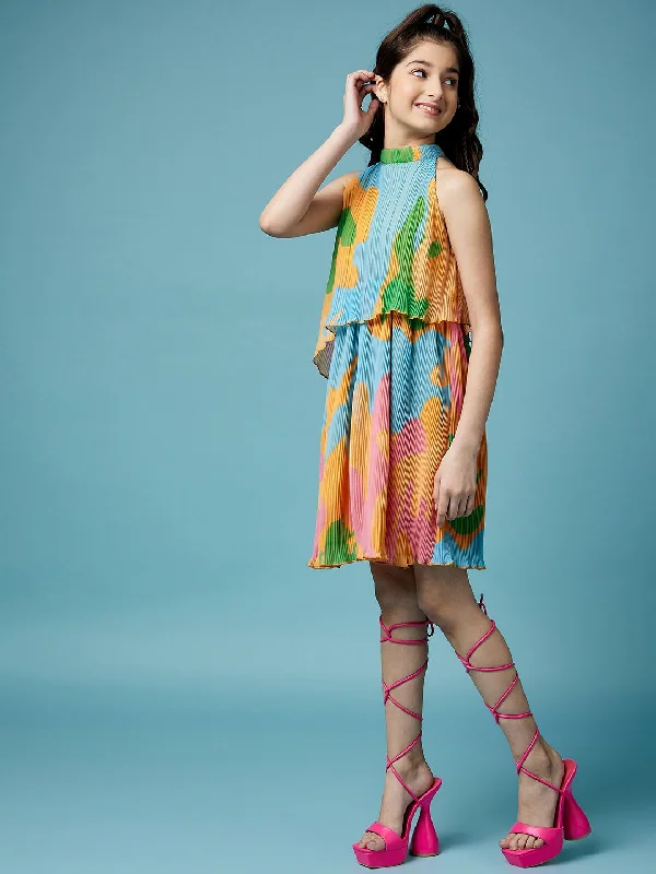 11-12Y / Multi Color / Georgette