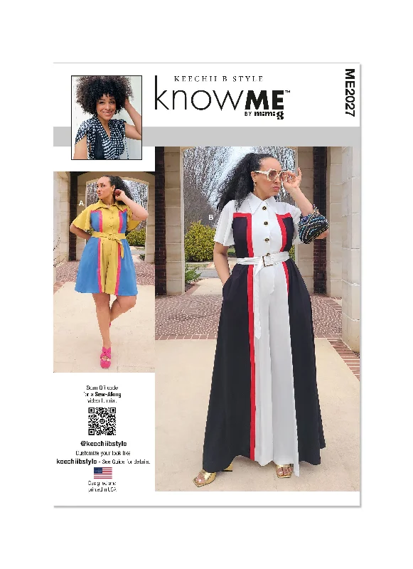 Know Me sewing pattern 2027 Misses' and Women's Romper and Jumpsuit