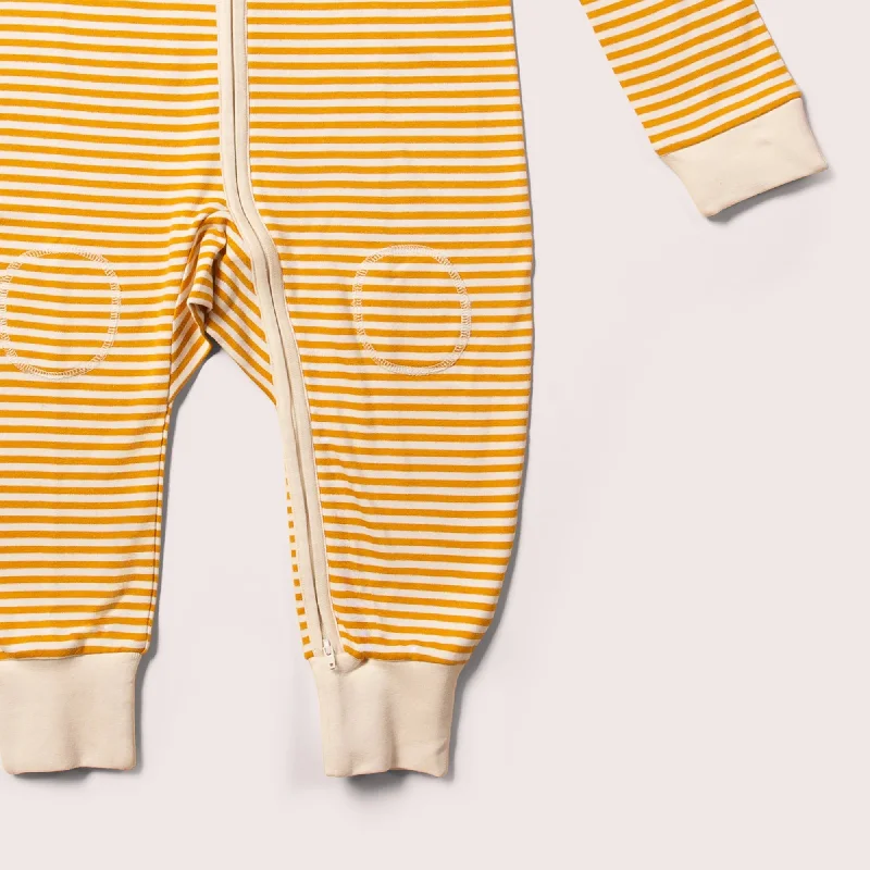 Gold Striped Adaptive 2-Way Zip Suit