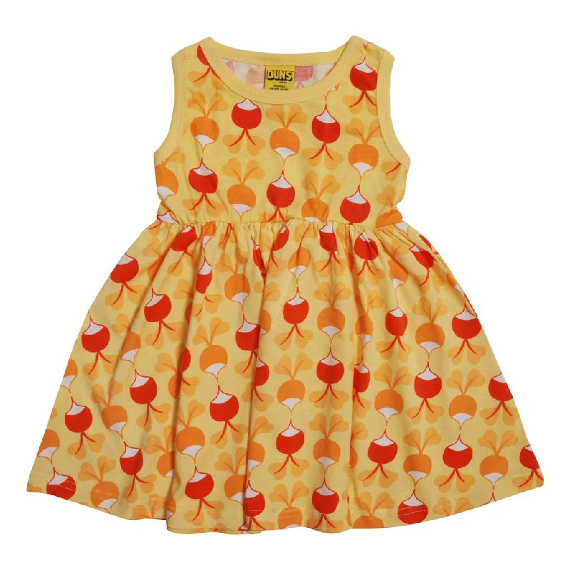 Radish - Snap Dragon Sleeveless Dress With Gathered Skirt