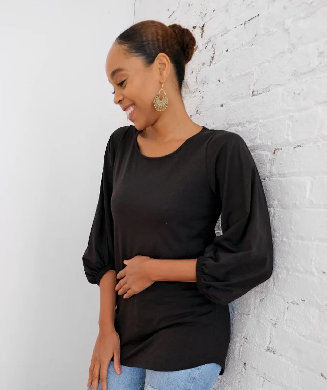 ZILLAH top in Black