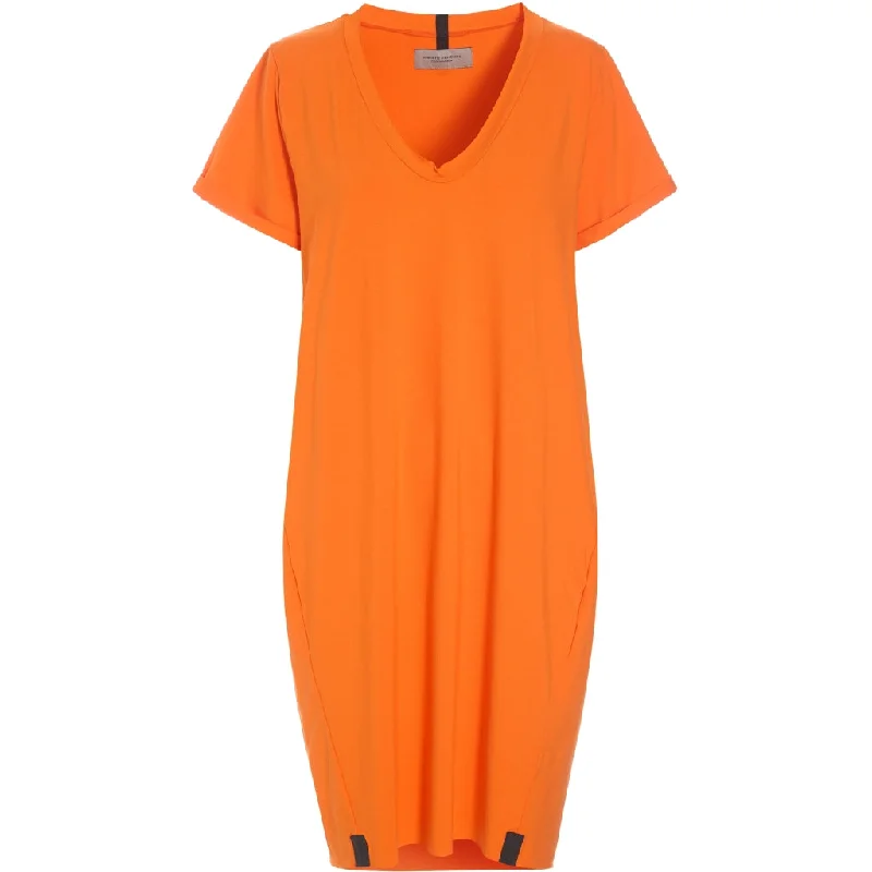 Henriette Steffensen V-neck Dress in Orange 98049