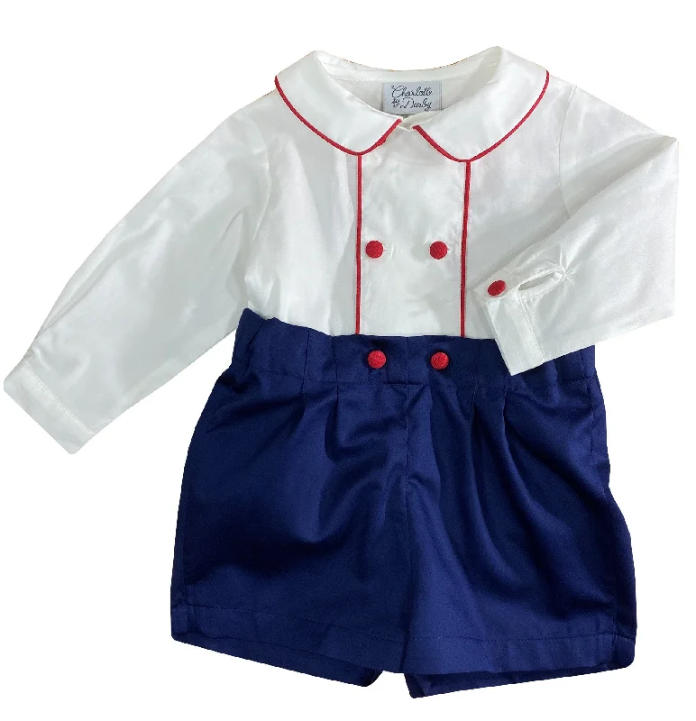 Navy, white and red Thomas Holiday Boy's Set