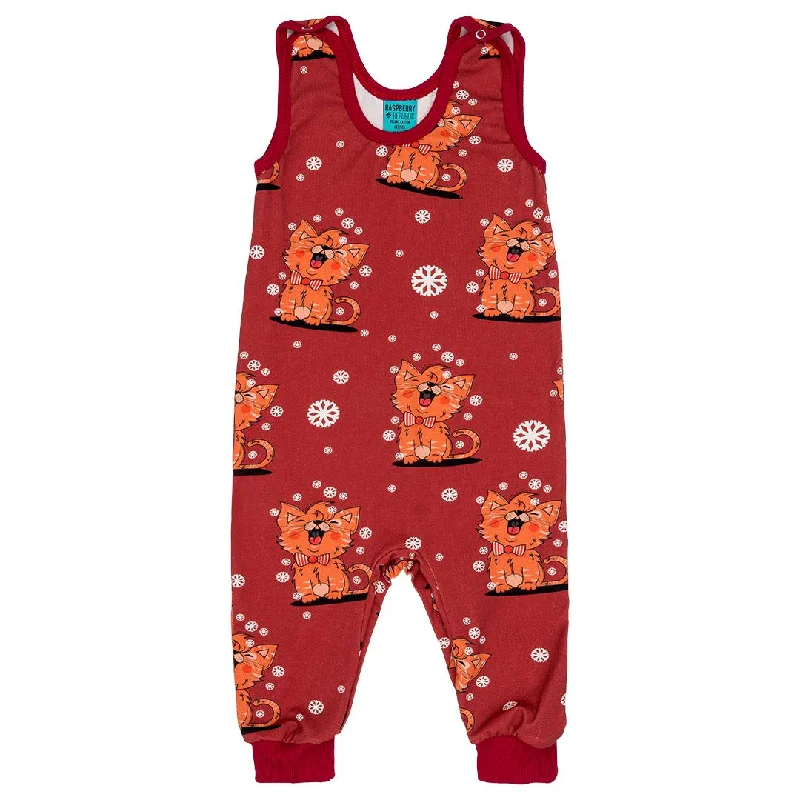 Meow Meow Dungarees - 1 Left Size 6-9 months