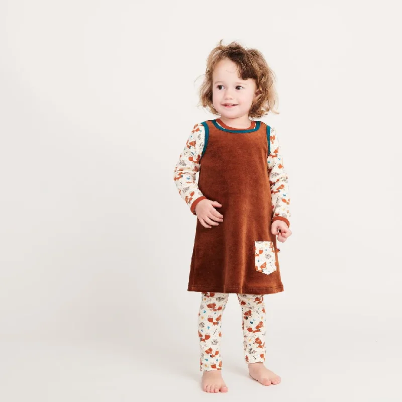 Sleeveless dress with pocket ""Nicki Copper/Fox & Hedgehog""