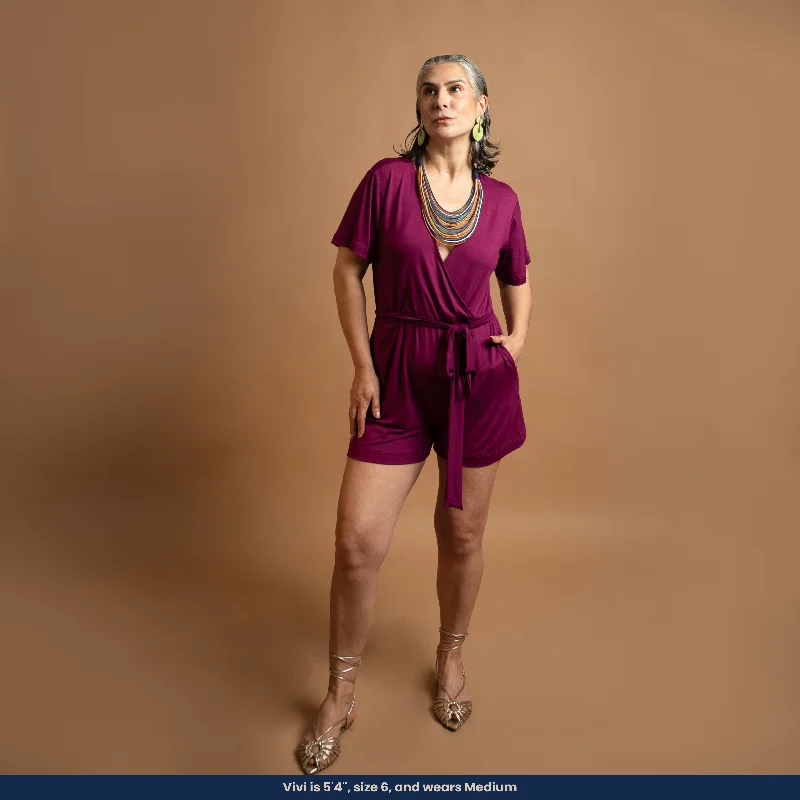 Lidy - V-Neck Romper