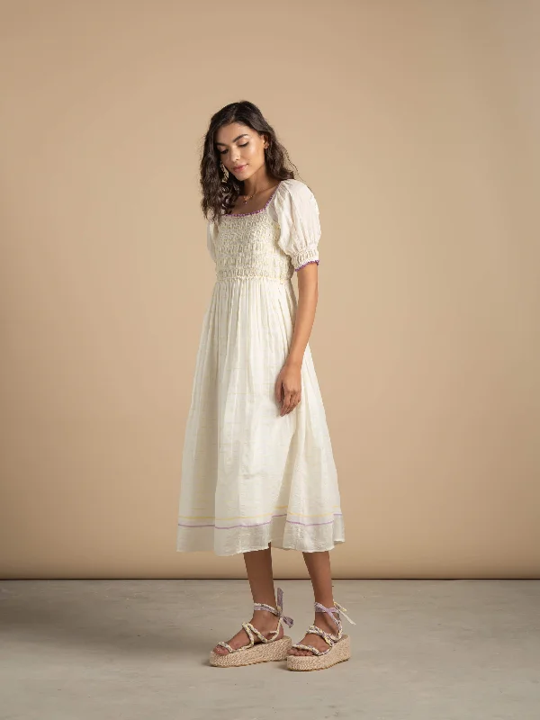 Sunbeam Smock Midi Dress